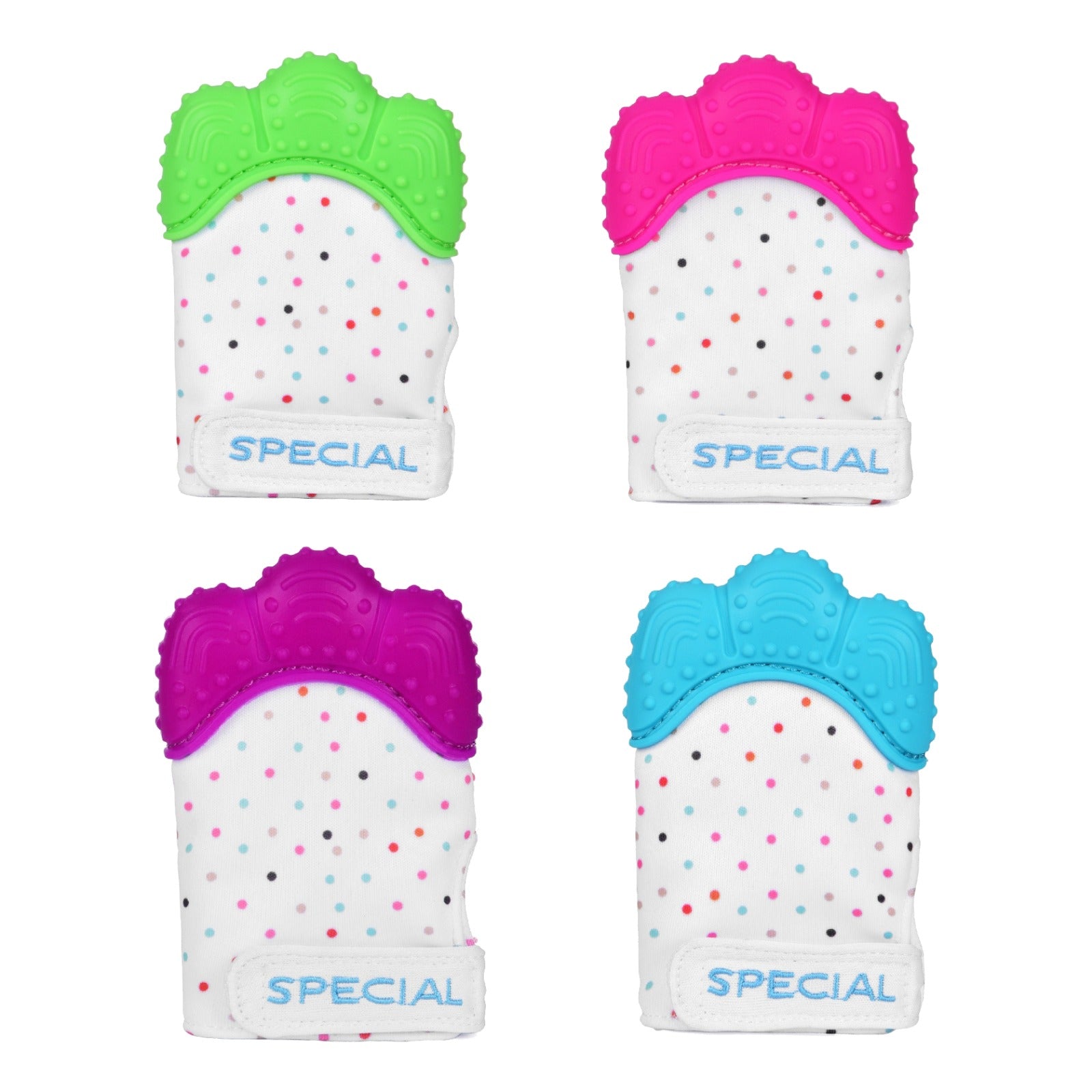 Teething Mitten, Wearable Mitt for Baby Self Soothing BPA Free Teething Pain Relief Toy for Left or Right hand - Insight Family Market