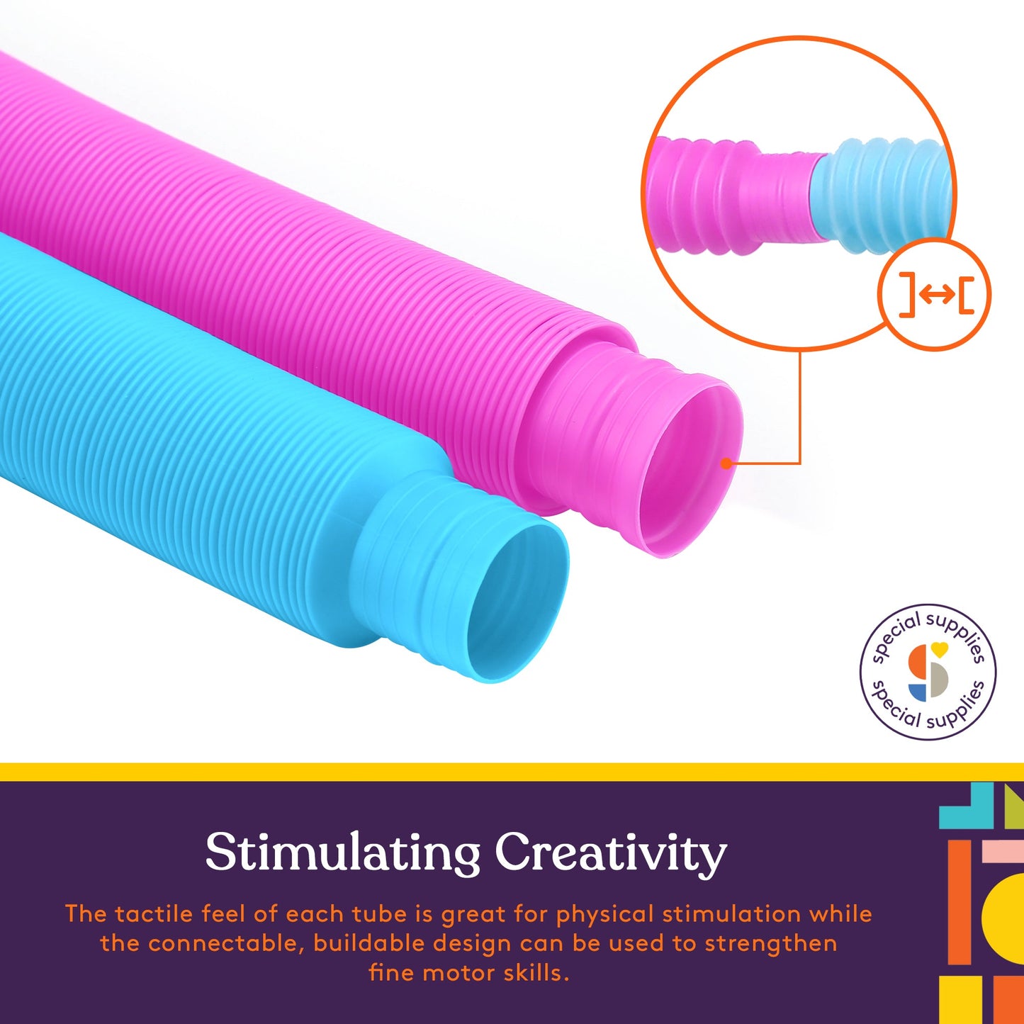 Pop Tubes (Multi-Color): 16 Pack