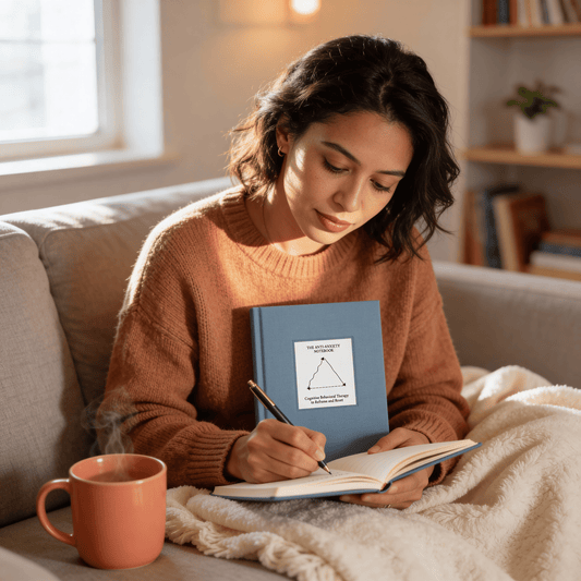 The Anti - Anxiety Notebook - CBT Journal for Stress Relief - Insight Family Market