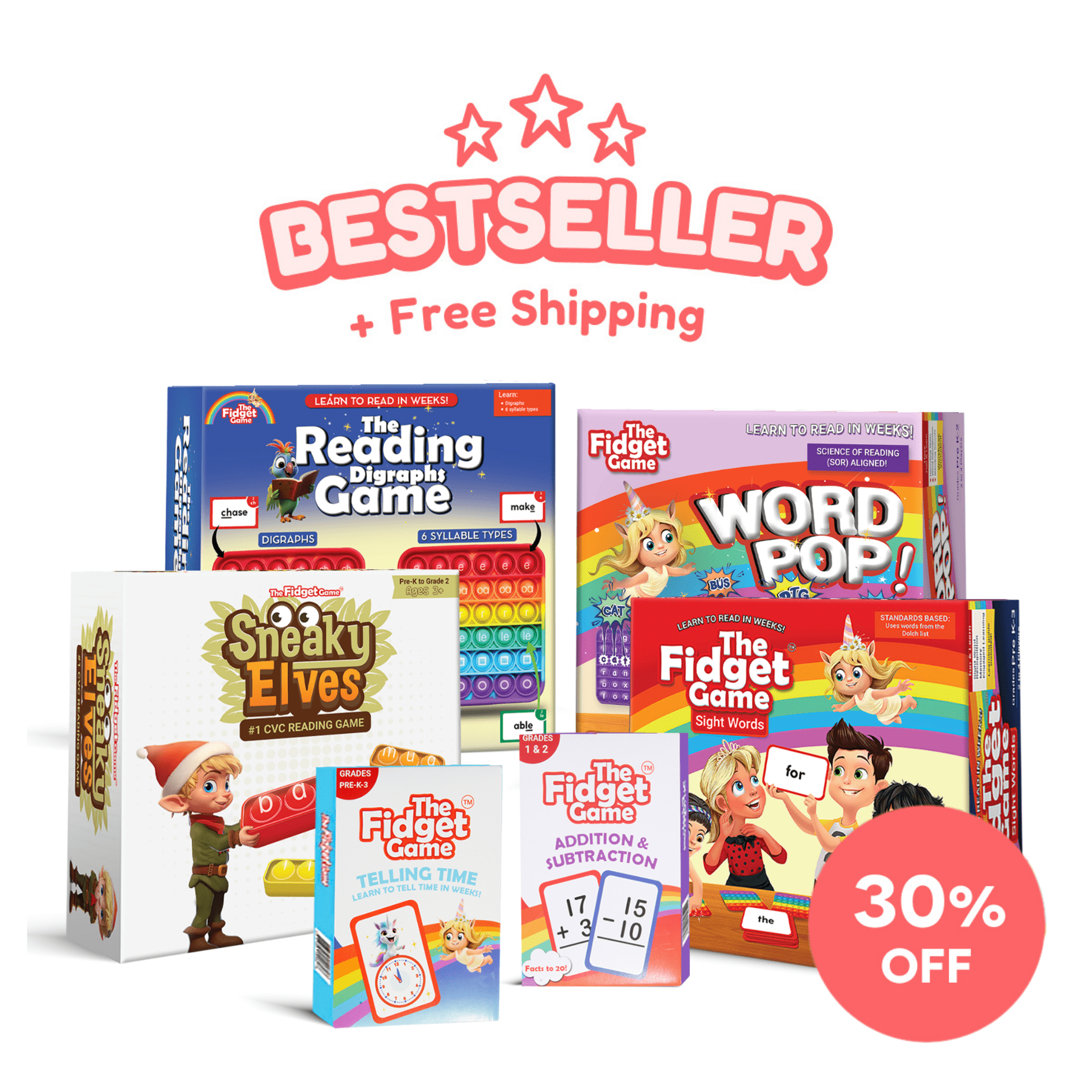 The Fidget Game: Sight Words Edition - Insight Family Market