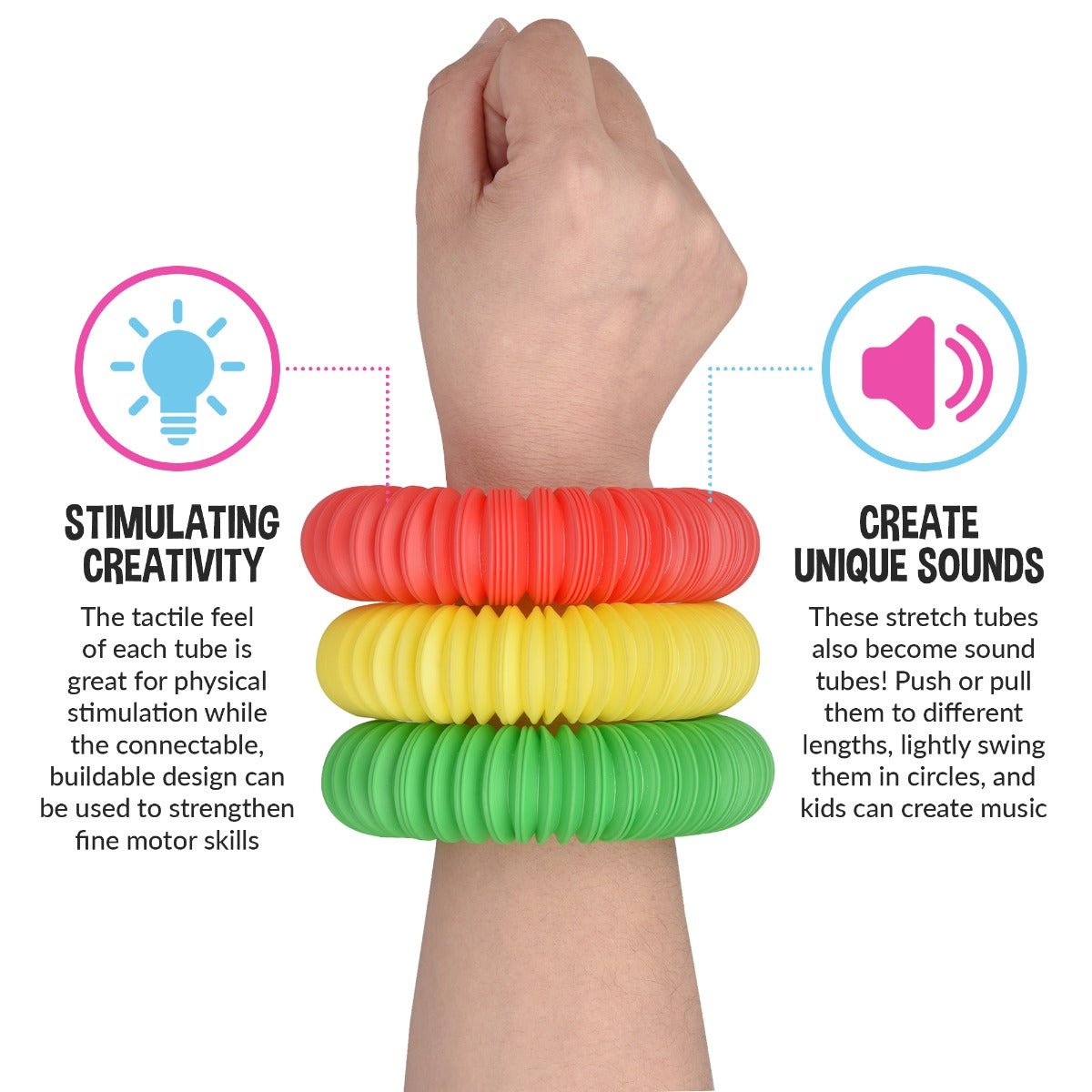 Pop Tubes (Multi - Color): 1 Unit - Insight Family Market
