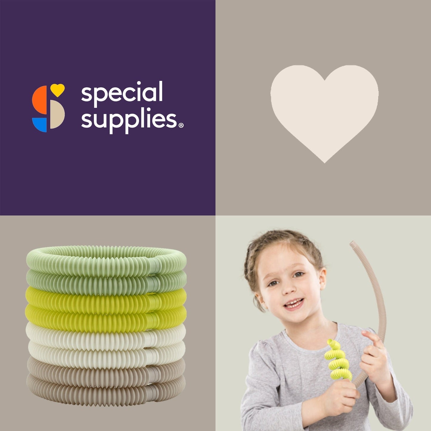 Pop Tubes (Multi-Color): 8 Pack