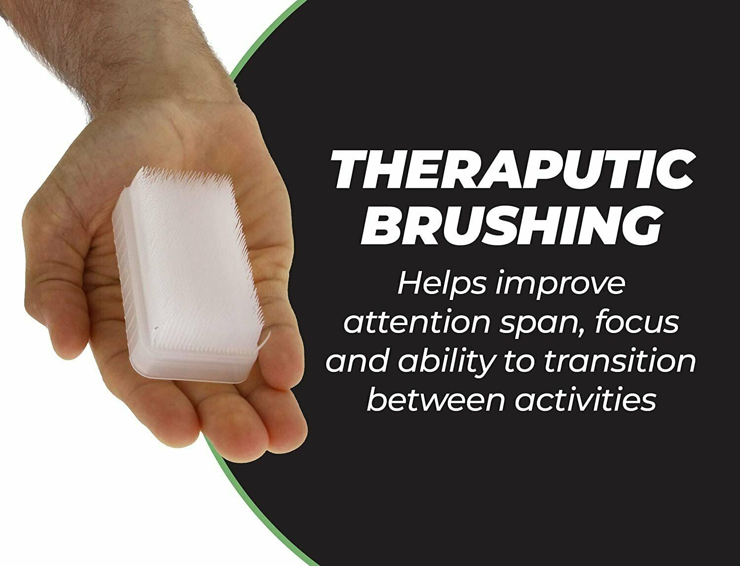 Wilbarger Therapy Brush, 3 Pack - Therapressure Brush for Occupational Therapy for Sensory Brushing - Designed by Patricia Wilbarger - Use as Part of the Wilbarger Brushing Protocol - Insight Family Market