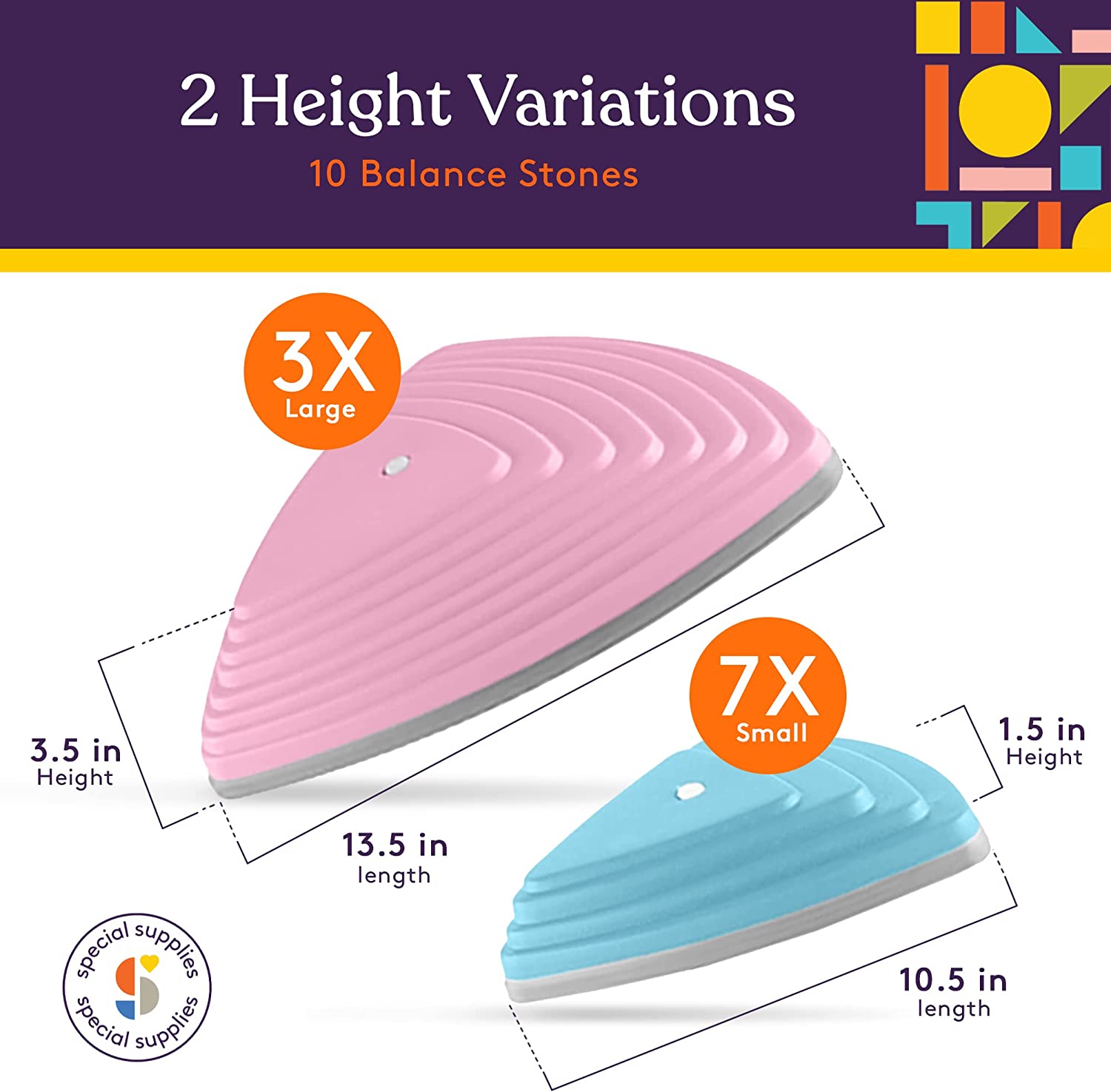 Stepping Stones (Unicorn Colors): 10 Piece Set - Insight Family Market