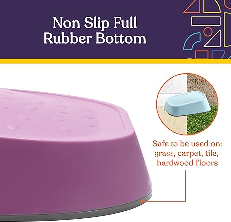 Stepping Stones for Kids 5 Set Indoor and Outdoor Balance Blocks Promote Coordination, Balance Strength Child Safe Rubber, Non - Slip Edging - Insight Family Market