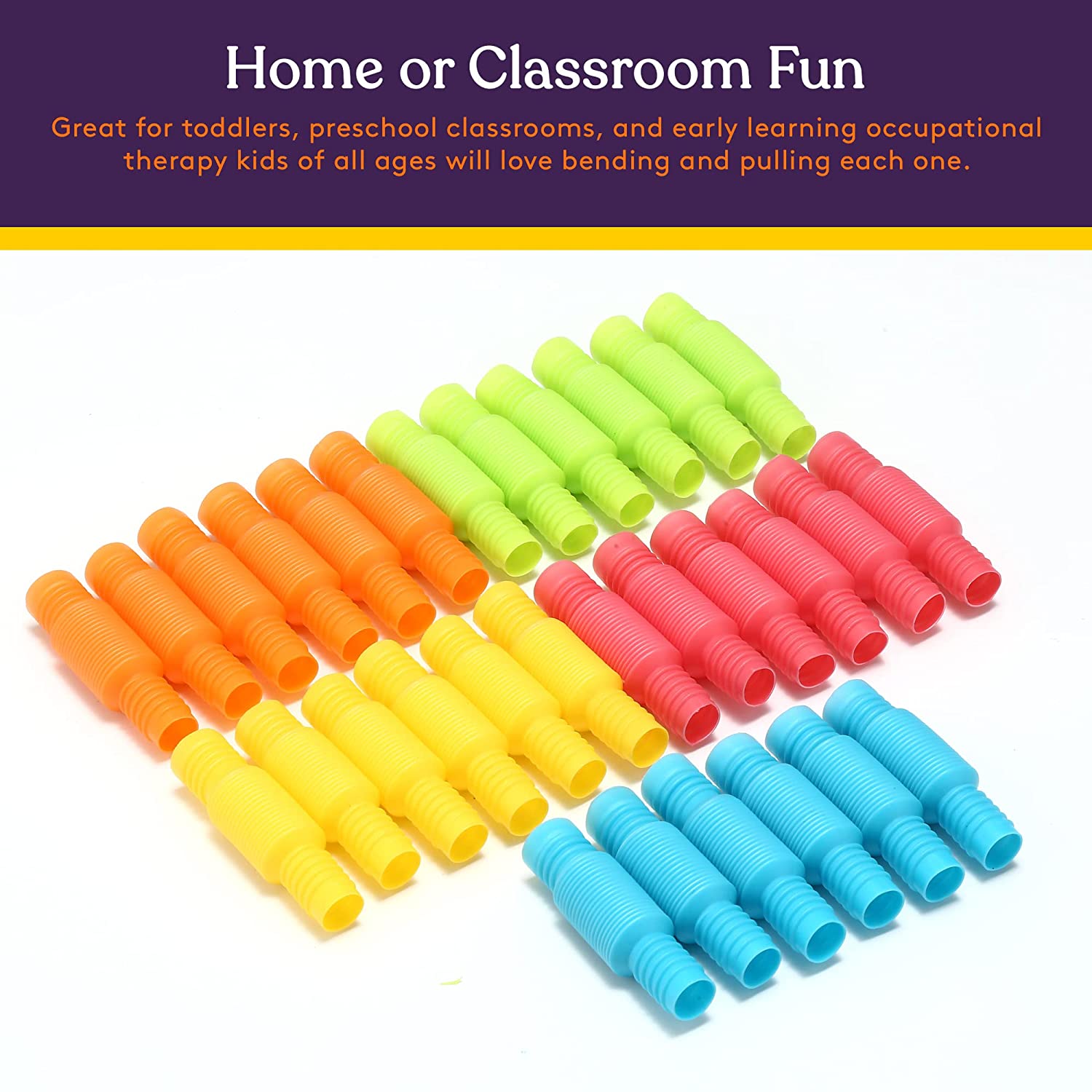 Tiny Pop Tubes (Multi - Color): 30 Pack - Insight Family Market