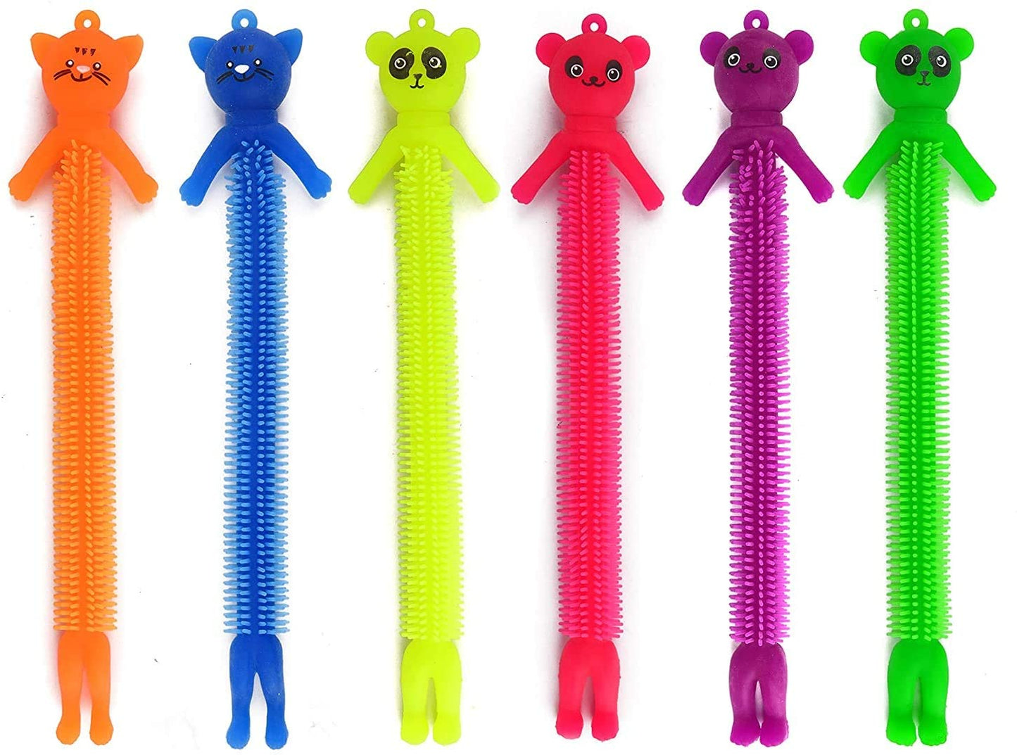 Colorful Sensory Fidget Animal Stretchy String ( Set of 12)