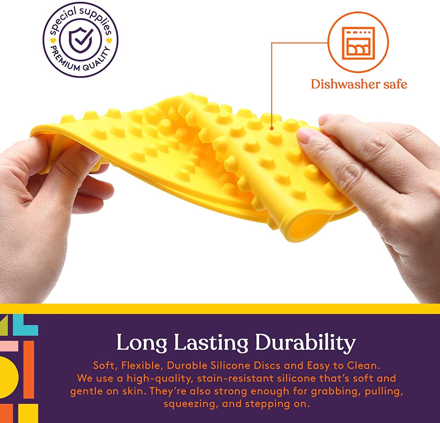Sensory Discs Matching Game - 10 Pack - Eye Mask Included