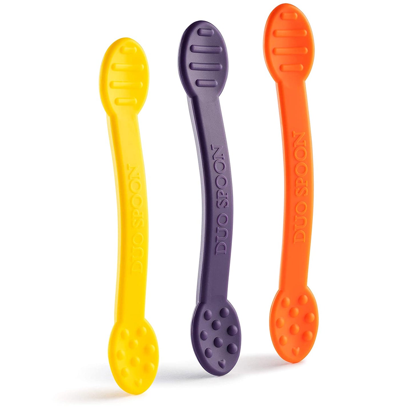 Duo Spoon 3 - Pack - Purple, Orange, Yellow - Insight Family Market