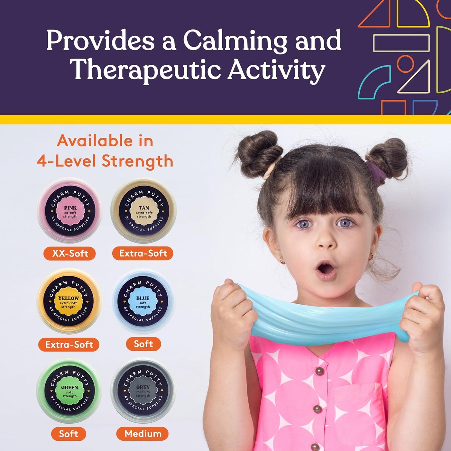 Therapy Putty with 10 Charms – (Sea Set) Soft Strength