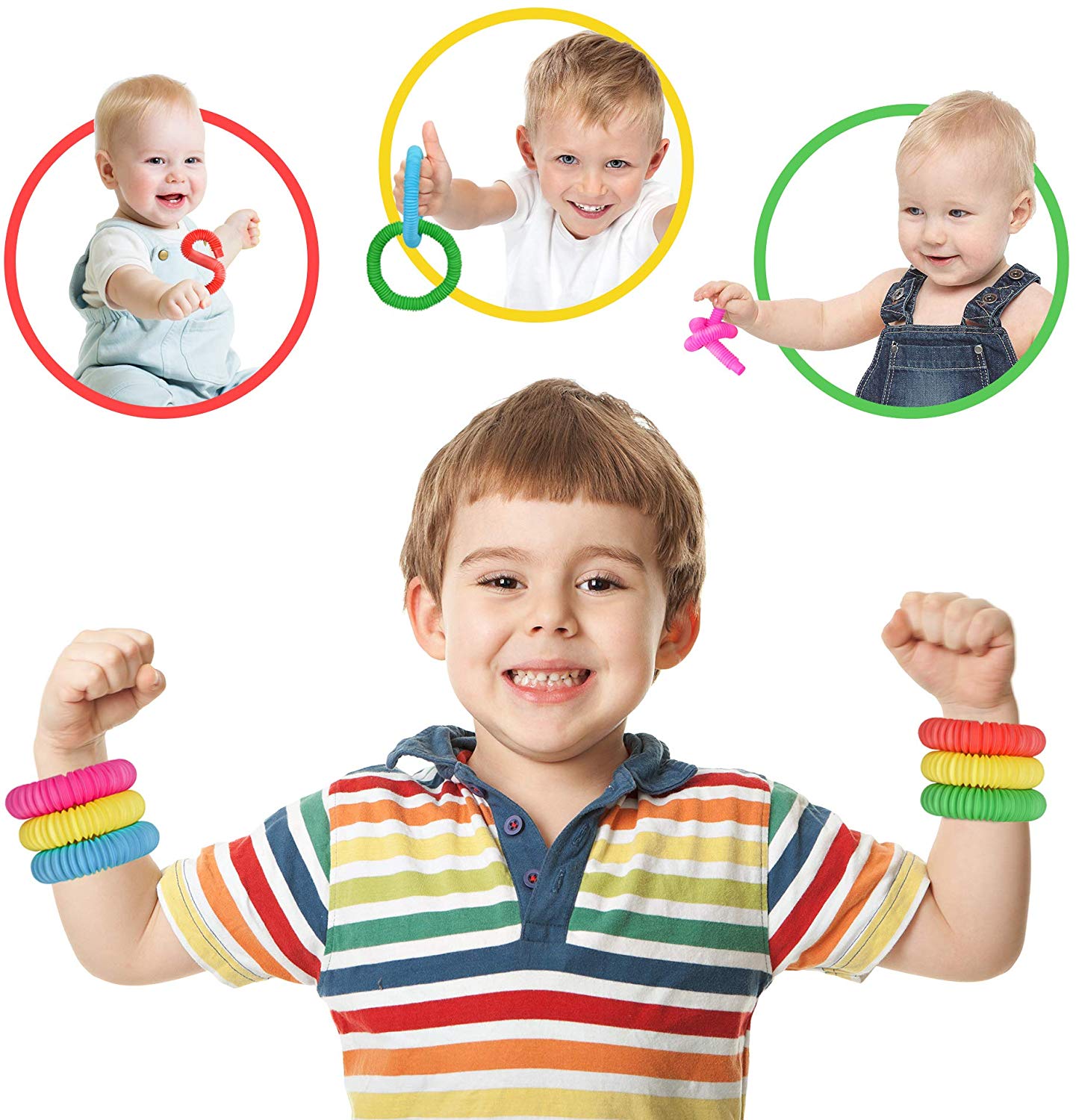 Pop Tubes (Multi-Color): 30 Pack