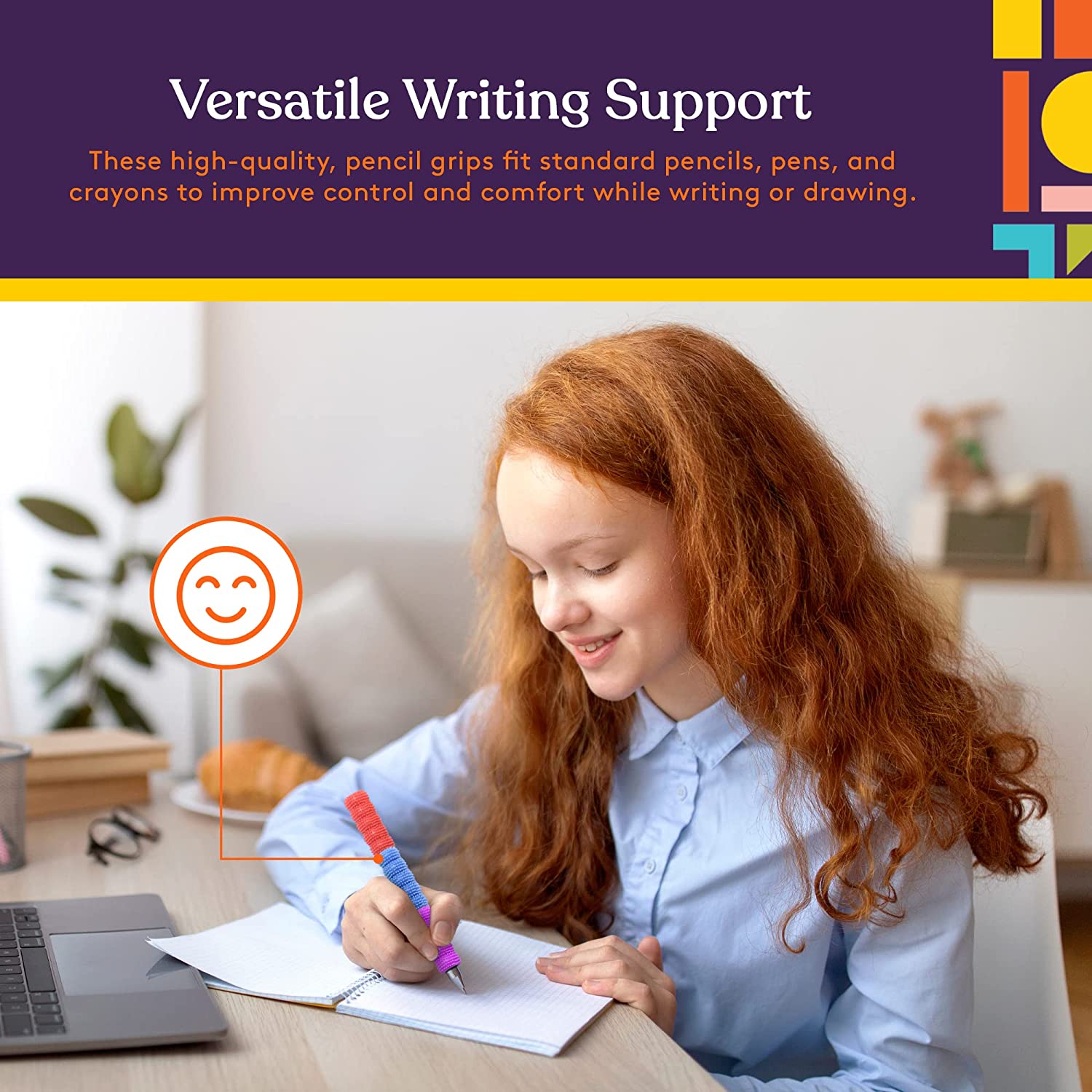 Spiky Pencil Grips for Kids and Adults - 50 Pack - Insight Family Market