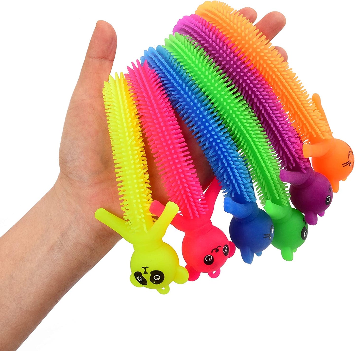 Colorful Sensory Fidget Animal Stretchy String ( Set of 12)