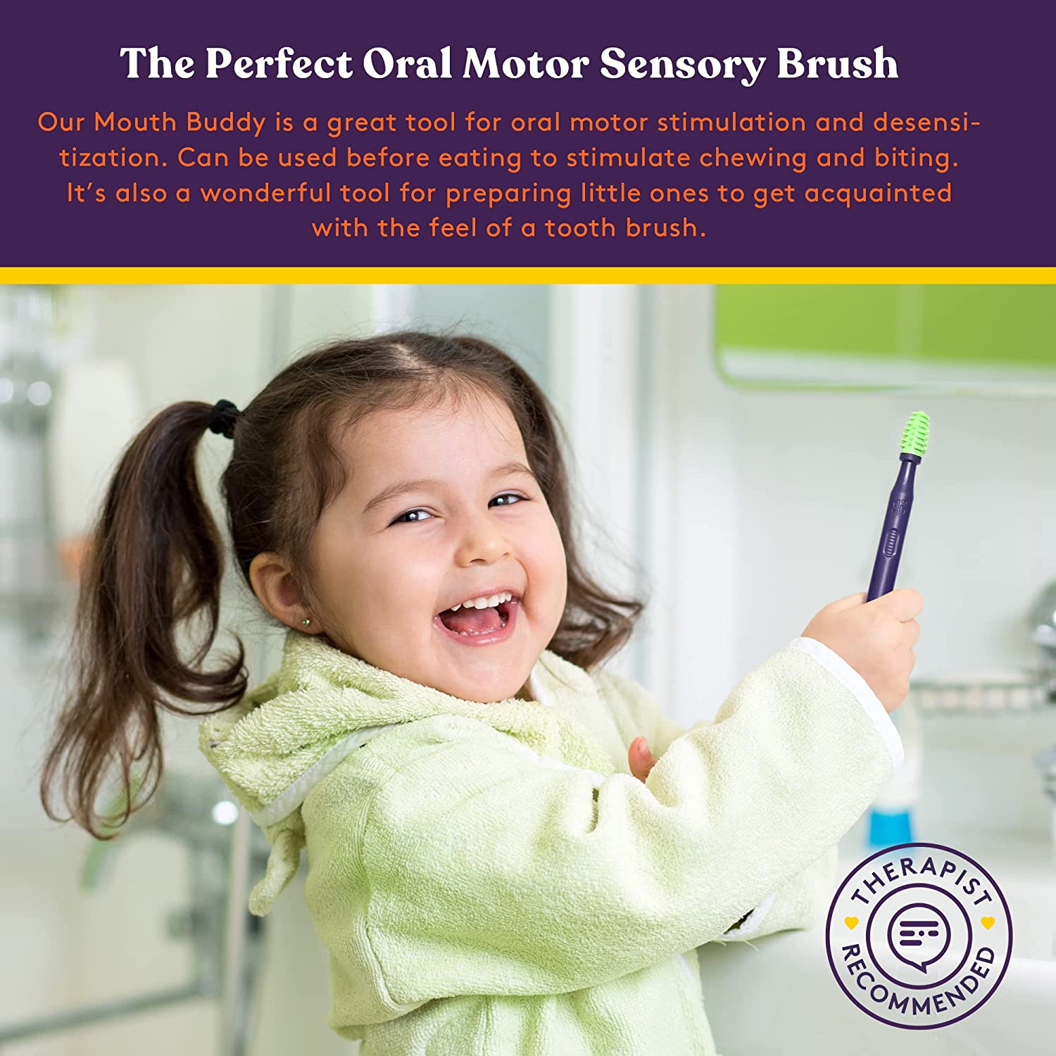 Sensory Mouth Brushes and Oral Stimulation Tools for Kids and Adults, 6 Pack, with Soft Textured Heads, Travel Case Included - Insight Family Market