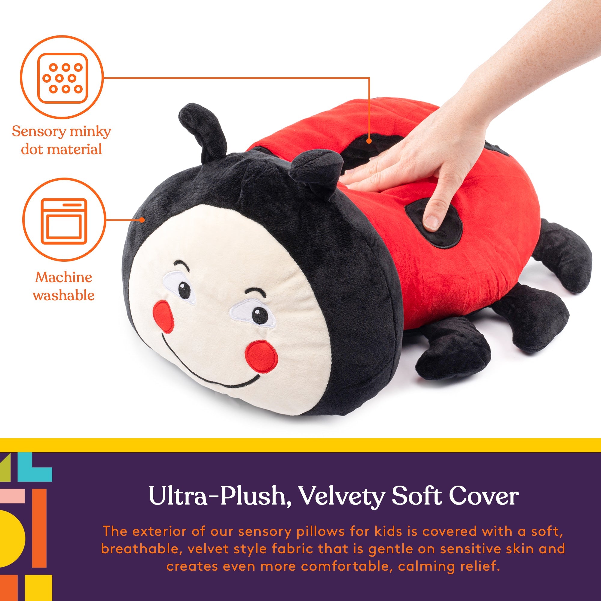 Sensory Vibrating Pillow - Ladybug - Insight Family Market
