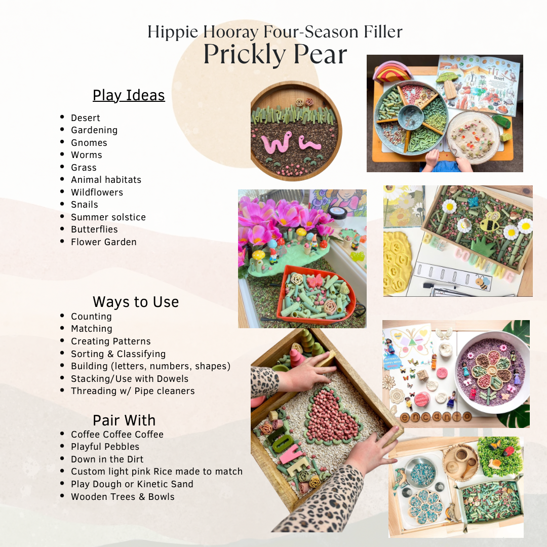 Prickly Pear Sensory Bin Filler
