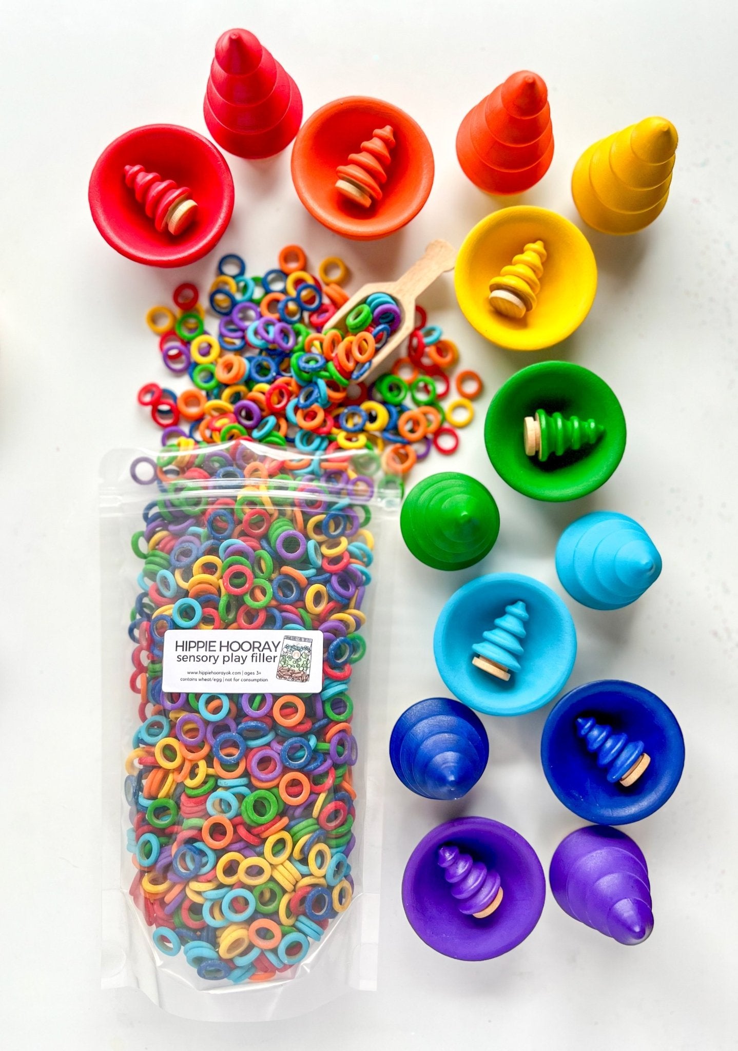Ring Around the Rainbow Sensory Bin Filler - Insight Family Market