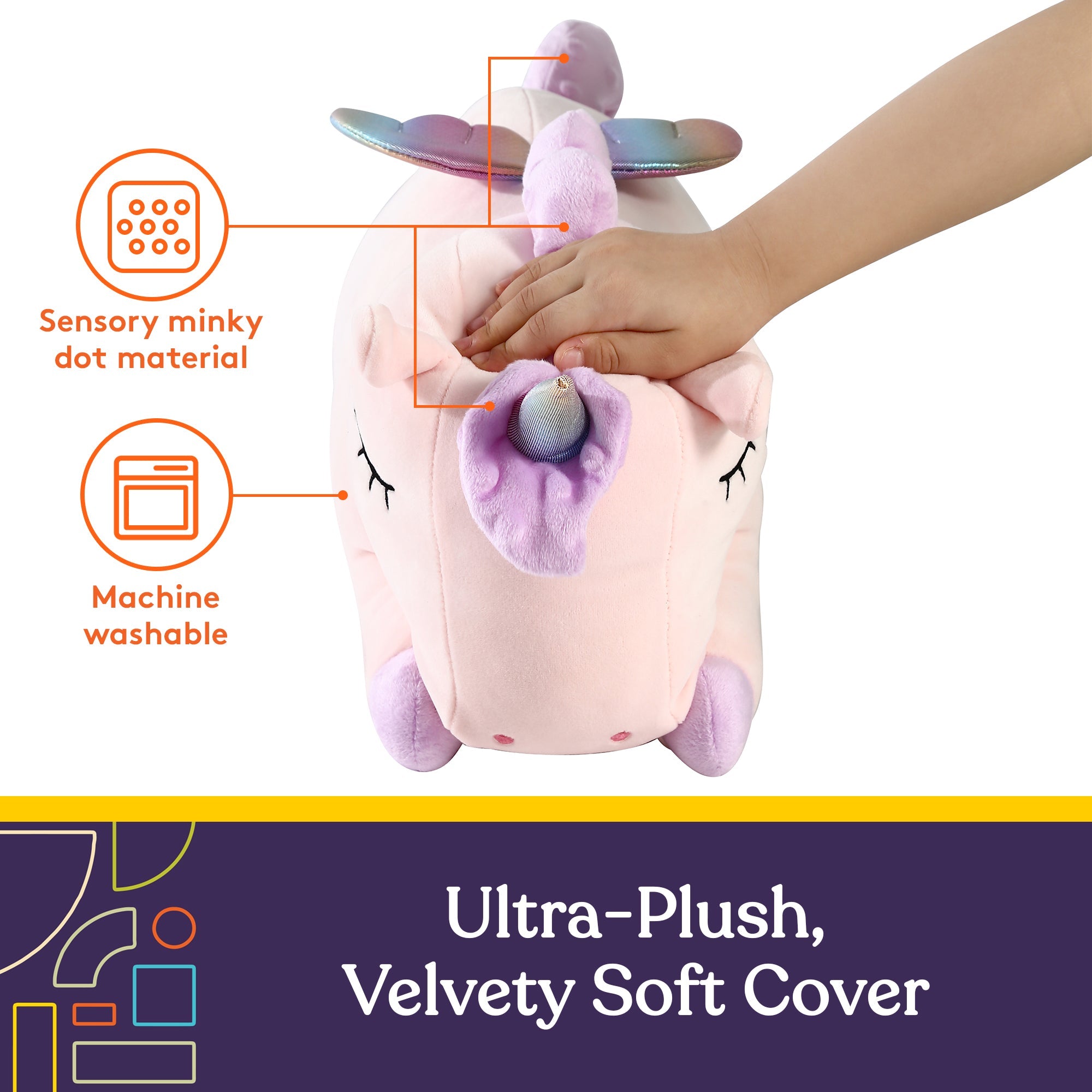 Sensory Vibrating Pillow - Unicorn - Insight Family Market