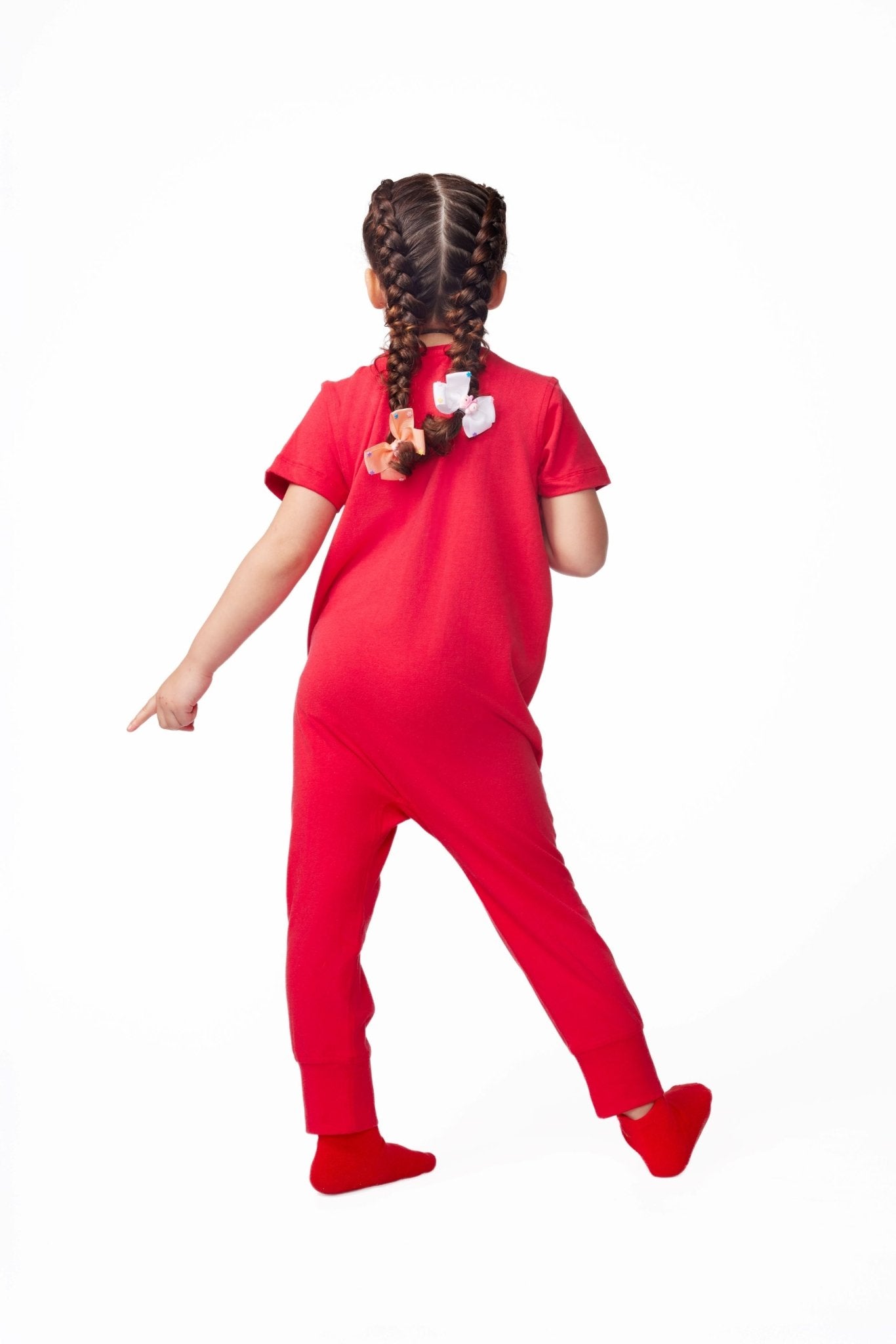 Ultimate Comfort Playsuit w Chewy Sensory Bracelet - RED - Insight Family Market