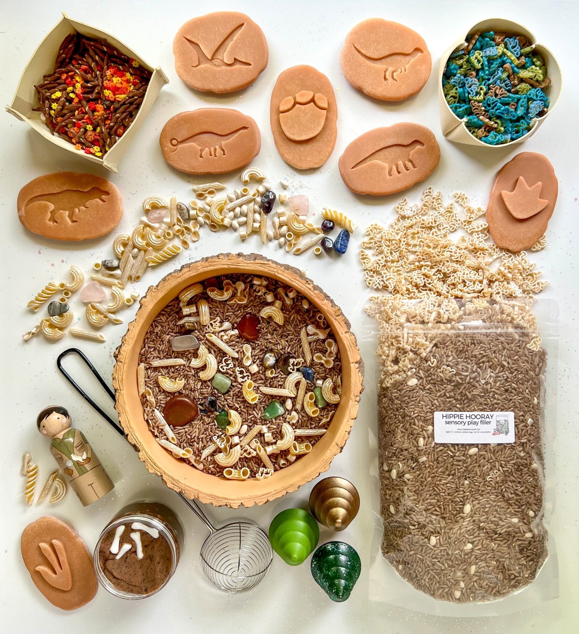 Bag of Bones Sensory Bin Filler