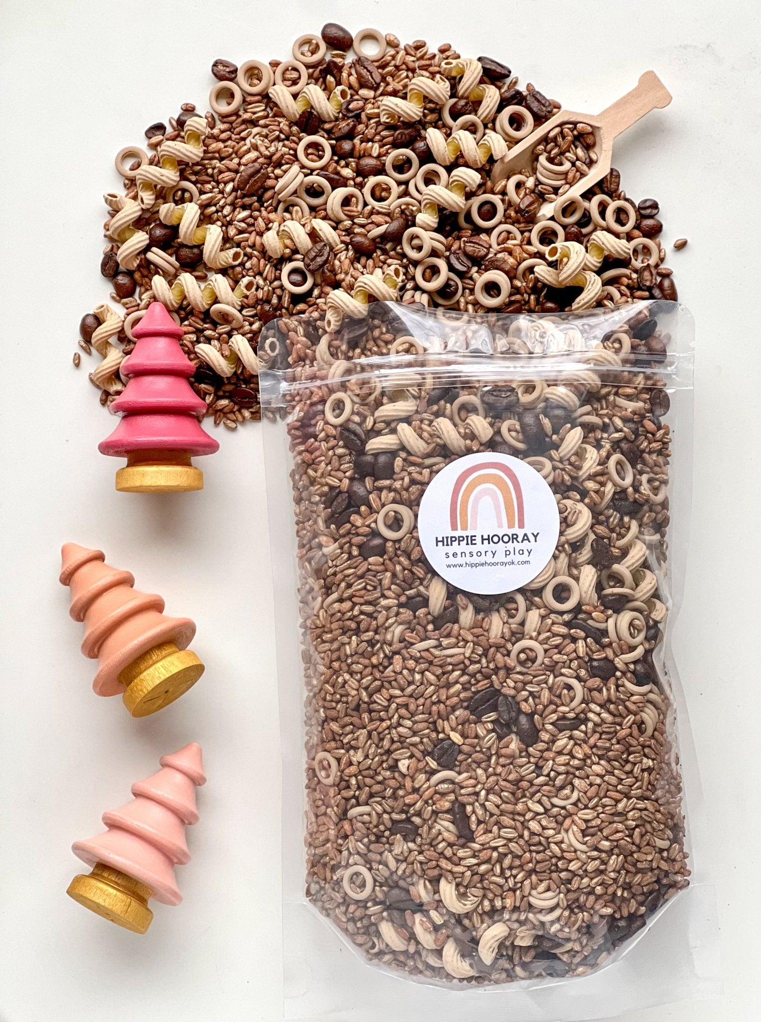 Coffee Coffee Coffee Sensory Bin Filler