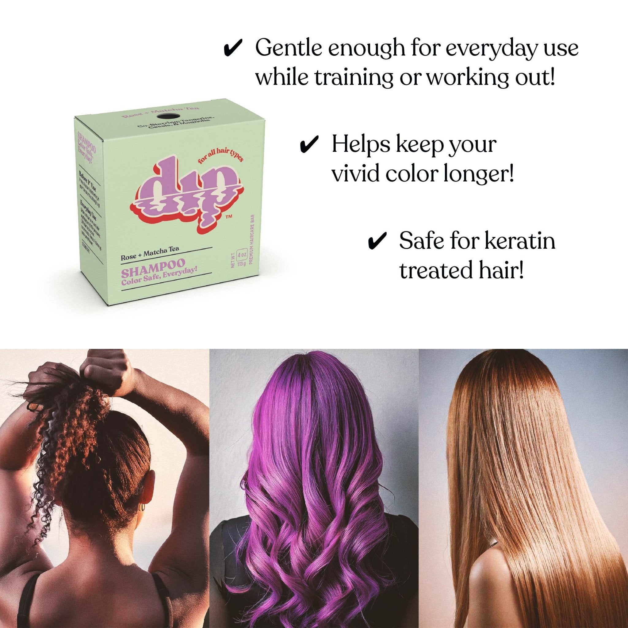 Shampoo & Conditioner Bar Duo | Rose & Matcha Tea - Insight Family Market