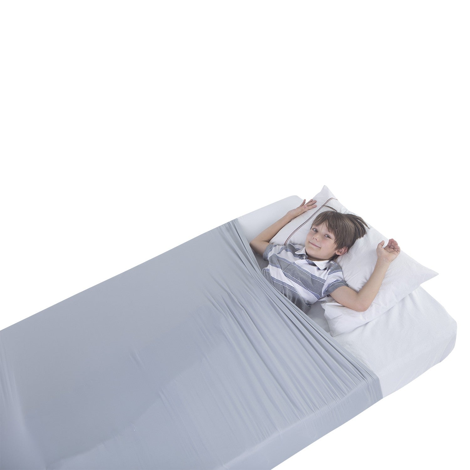 Sensory Bed Sheet for Kids Compression Alternative to Weighted Blankets - Gray - Insight Family Market