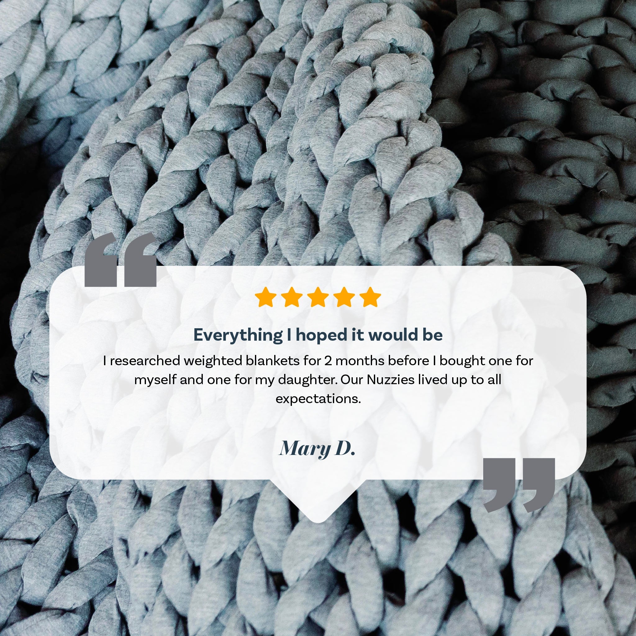 Knit Weighted Blanket