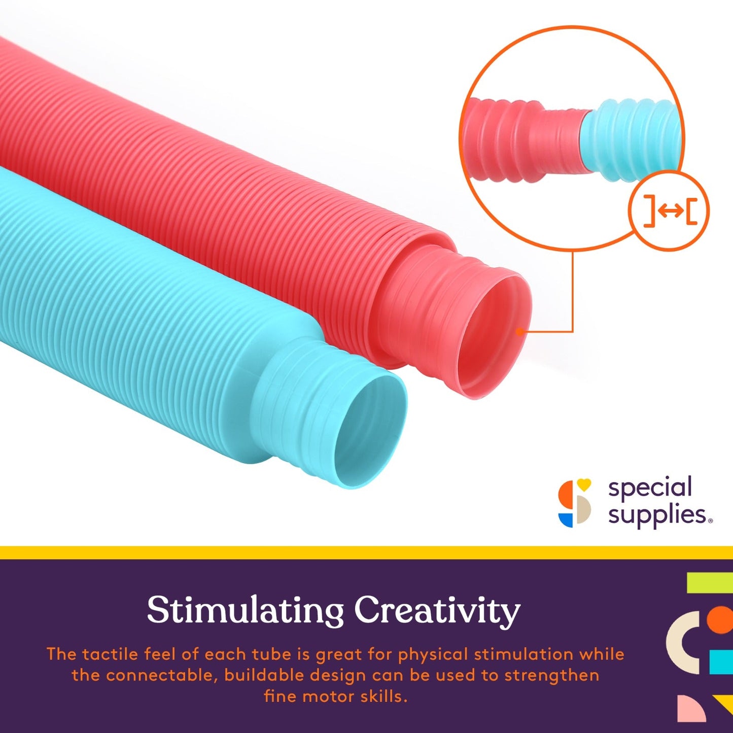 Pop Tubes (Multi-Color): 8 Pack