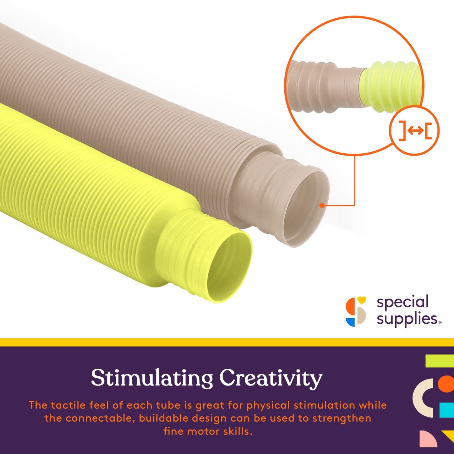 Pop Tubes (Multi-Color): 8 Pack