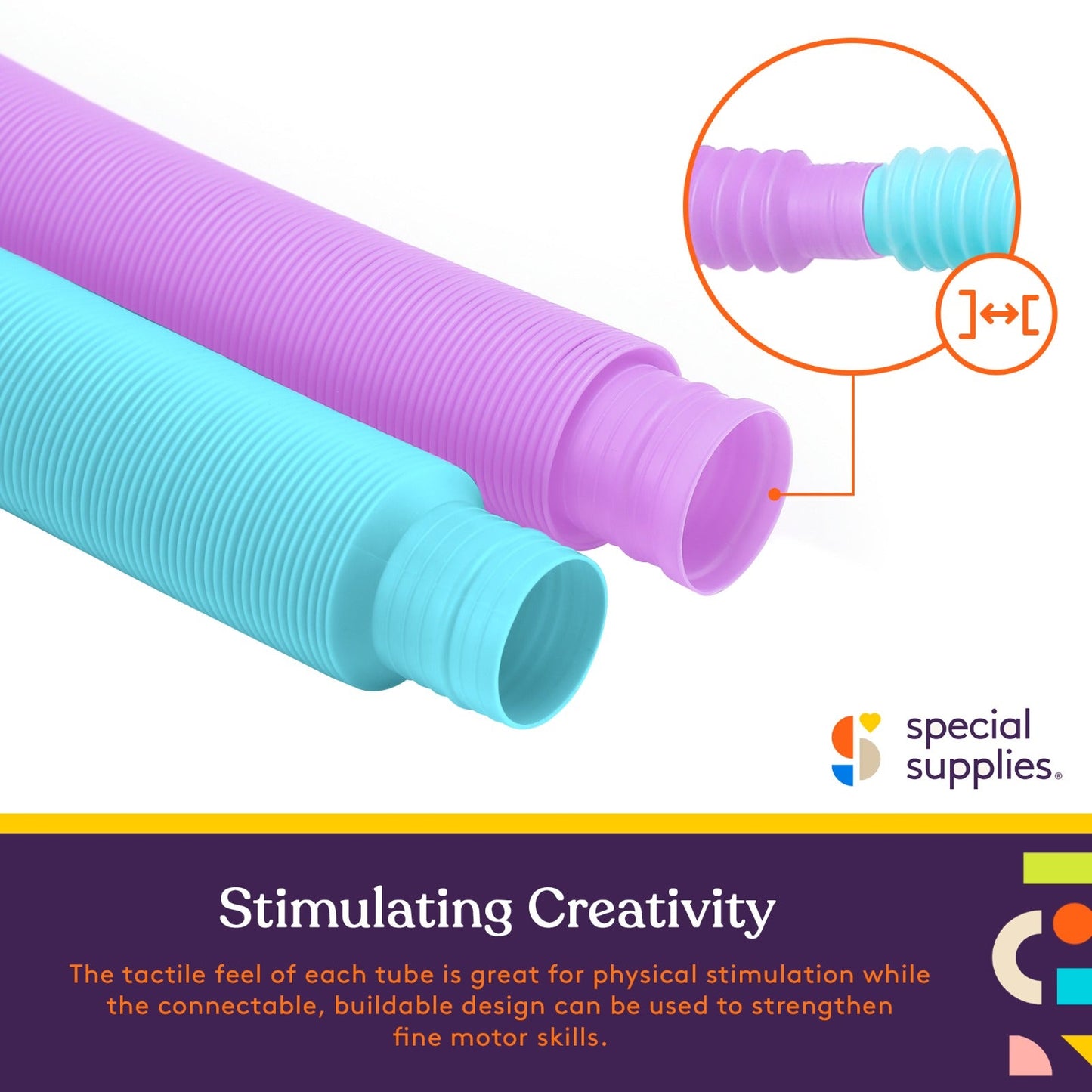 Pop Tubes (Multi-Color): 8 Pack