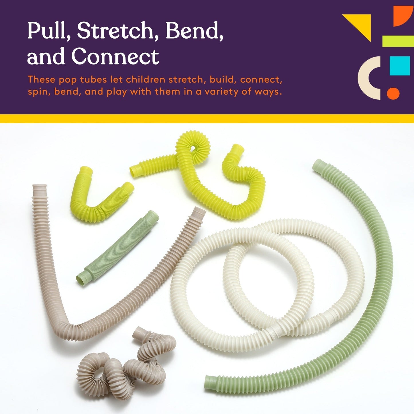 Pop Tubes (Multi-Color): 8 Pack