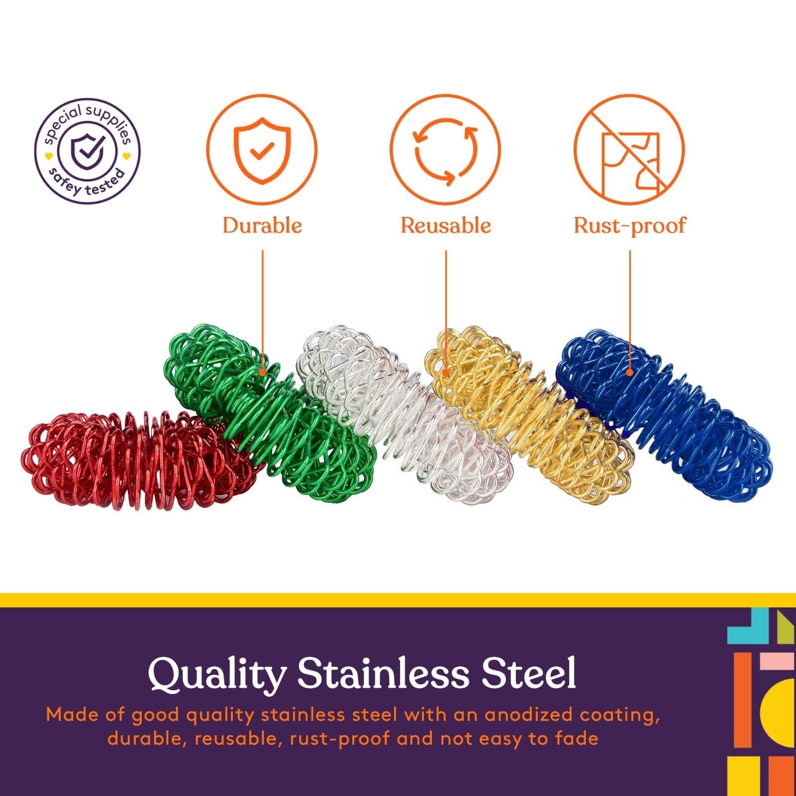 Spiky Acupressure Rings (Pack of 10) - Insight Family Market