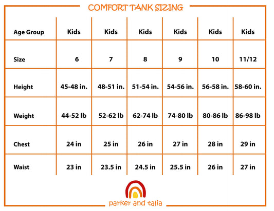 The Sensory Compression Comfort Reversible Tank - Blue/White - Insight Family Market