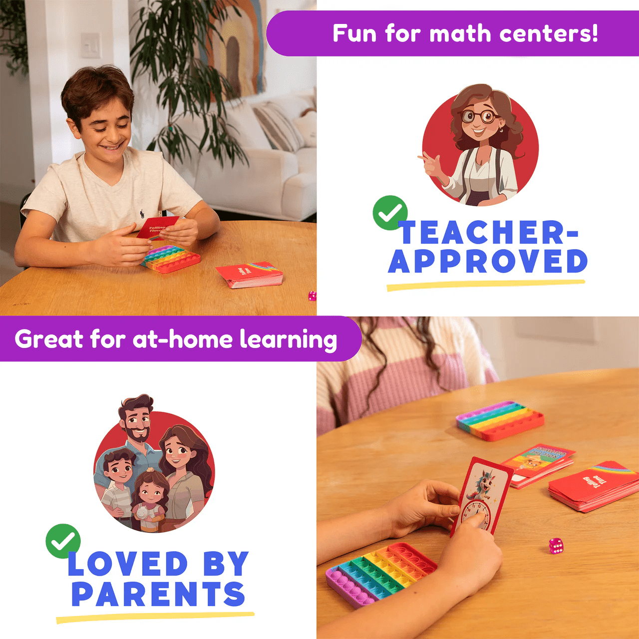 Telling Time Card Pack - Insight Family Market