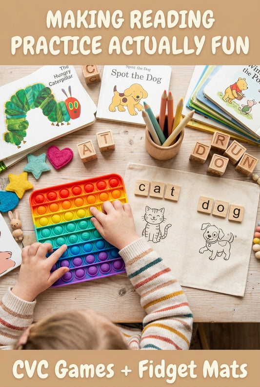 Word Pop & Fidget Mats: Making Reading Practice Actually Fun