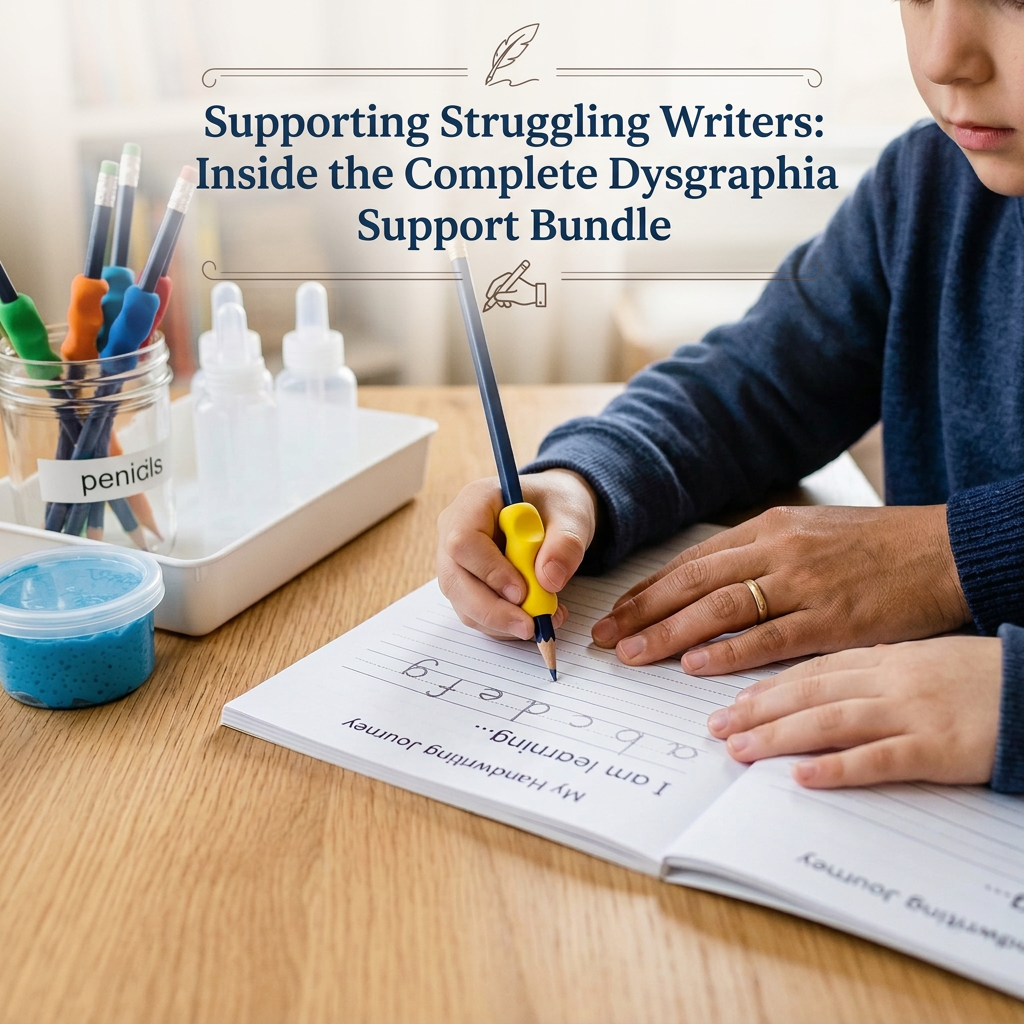 Supporting Struggling Writers: Inside the Complete Dysgraphia Support Bundle