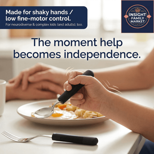 Making Mealtimes More Independent: How Weighted Bendable Utensils Support Fine Motor Skills - Insight Family Market
