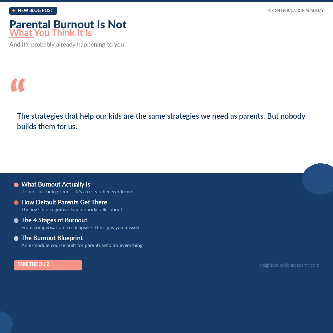 Parental Burnout Is Not What You Think It Is