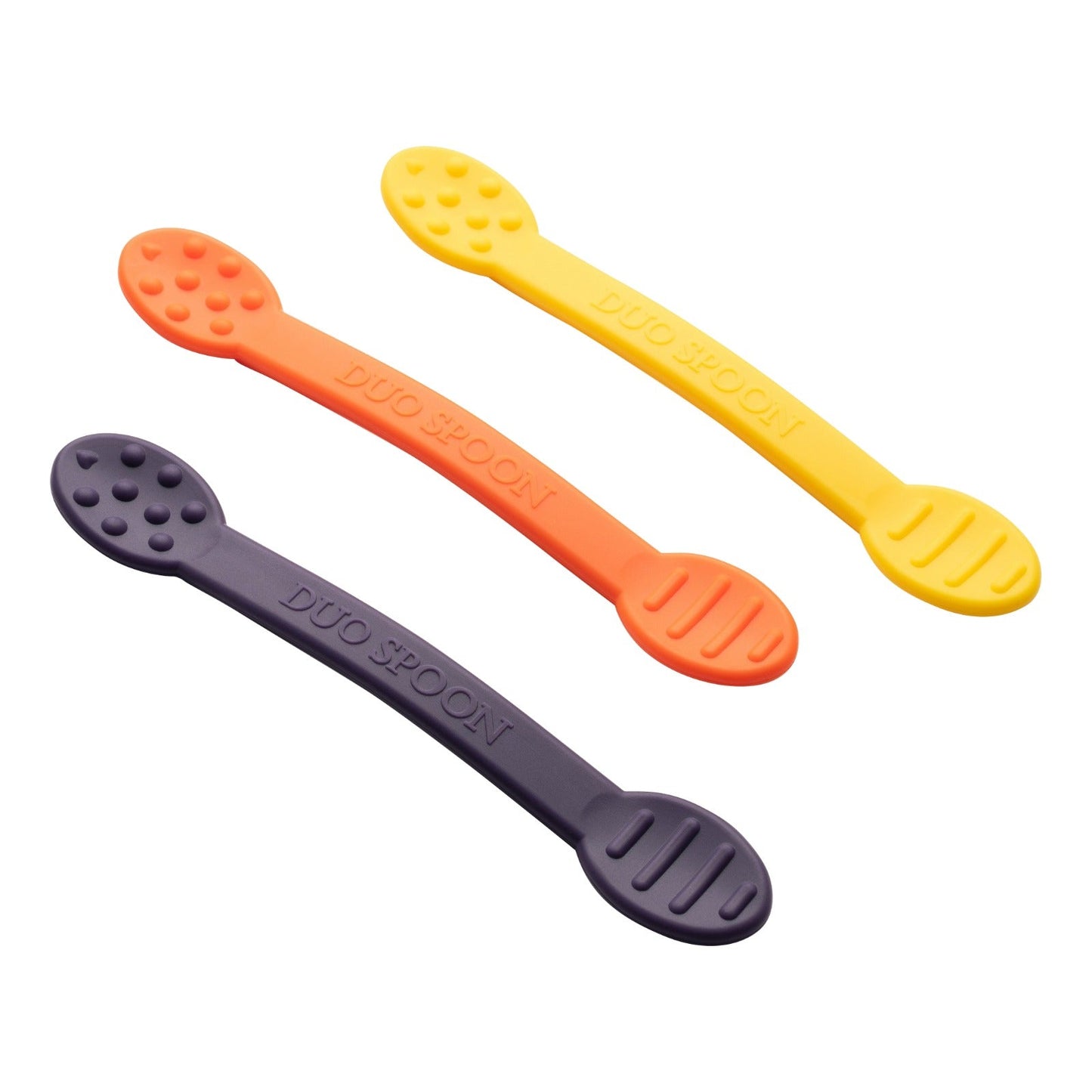 Duo Spoon 3 - Pack - Purple, Orange, Yellow - Insight Family Market