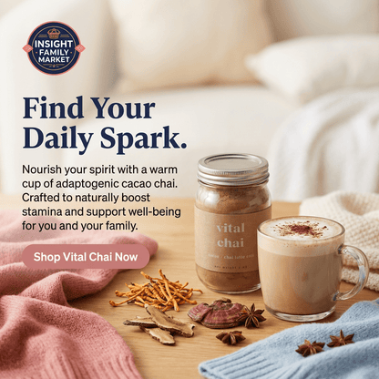 Vital Chai – Energizing Adaptogenic Cacao Chai Latte Mix - Insight Family Market