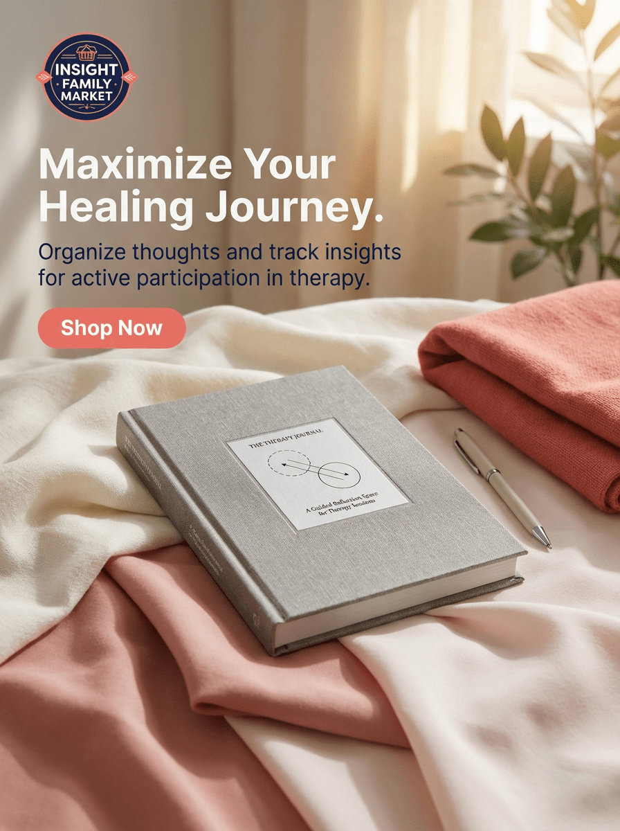 The Therapy Journal - Guided Notebook for Personal Growth - Insight Family Market