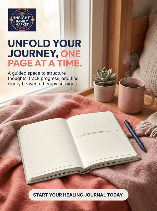 The Therapy Journal - Guided Notebook for Personal Growth - Insight Family Market