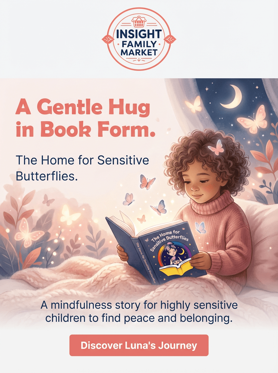 The Home for Sensitive Butterflies - Mindfulness Story for Highly Sensitive Children - Insight Family Market