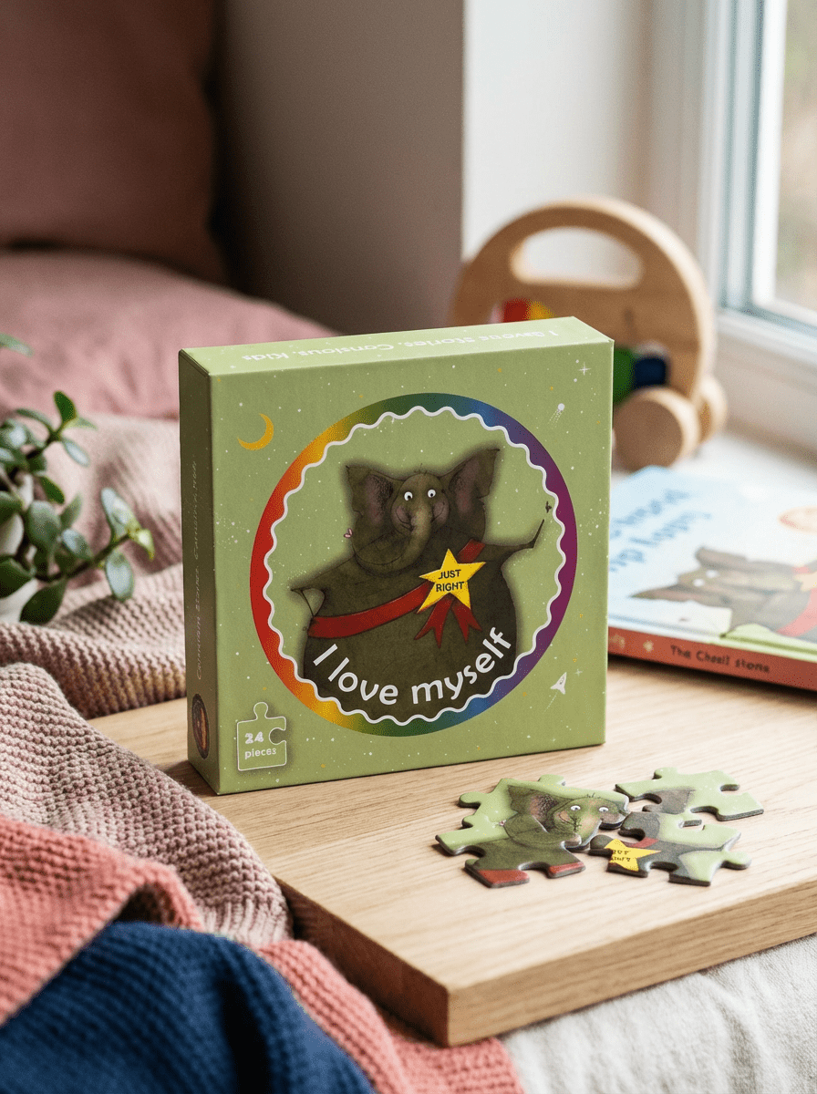 The Elephant Who Tried to Tiptoe Puzzle (24pc) - Self - Love & Body Positivity Activity - Insight Family Market