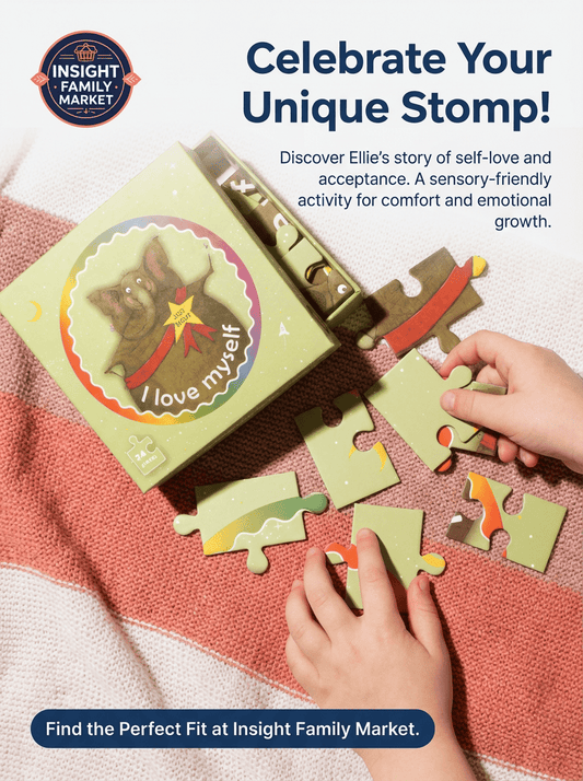 The Elephant Who Tried to Tiptoe Puzzle (24pc) - Self - Love & Body Positivity Activity - Insight Family Market