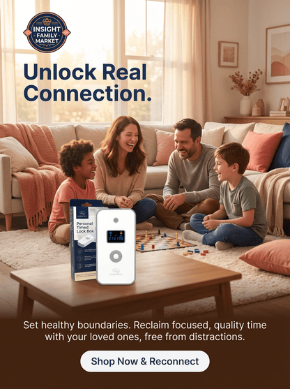 Digital Detox Phone Lock Box - Focus Aid & Screen Time Limiter for Family Bonding - Insight Family Market