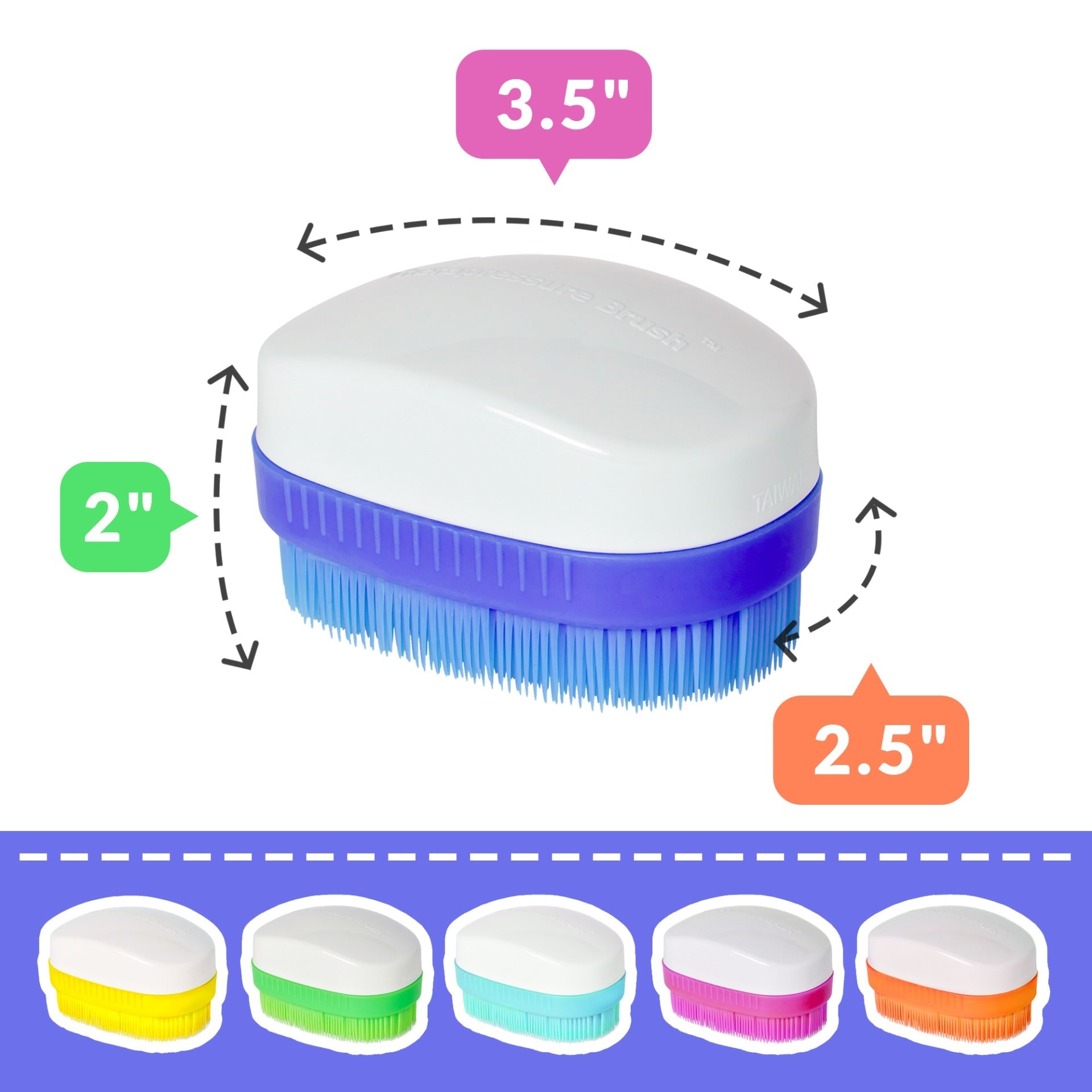 Wilbarger Sensory Brushes (Colorful): Set of 6 - Insight Family Market