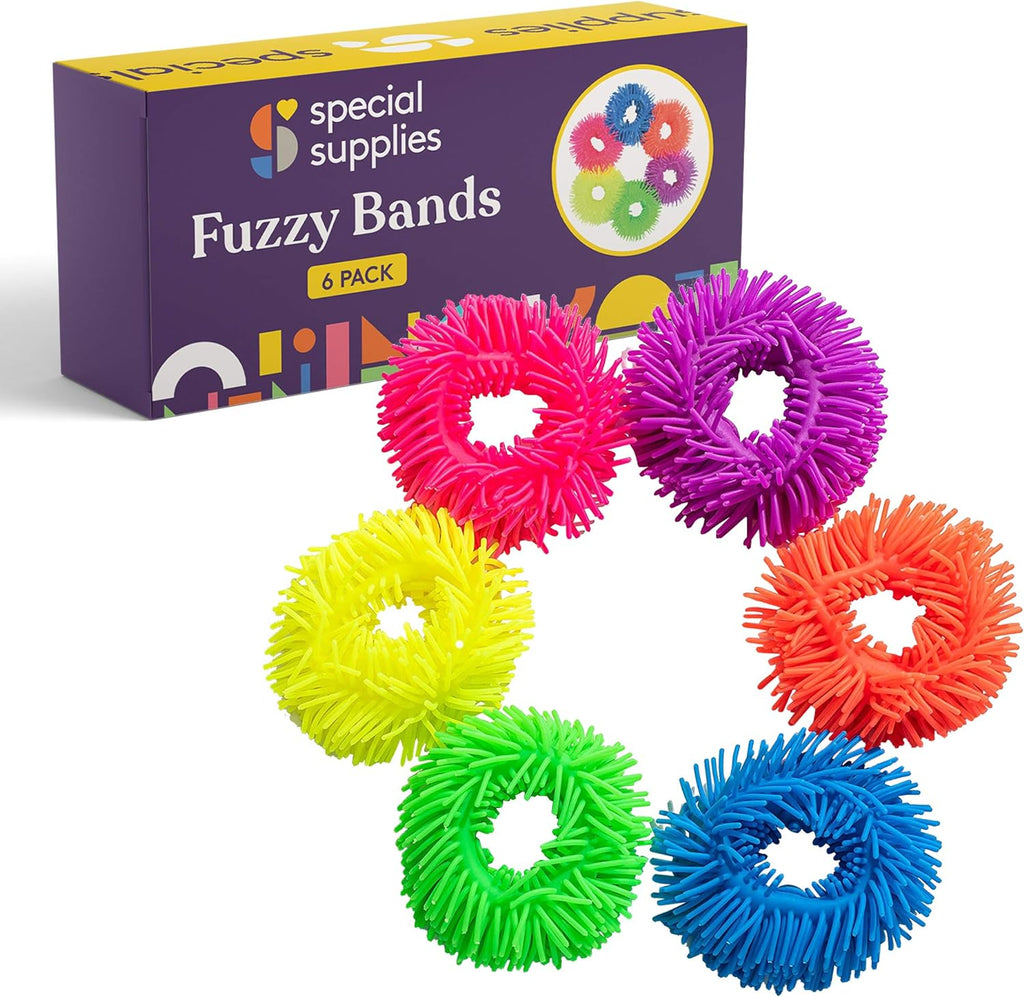 Squishy Fuzzy Band Bracelets (6 Pack) - Insight Family Market