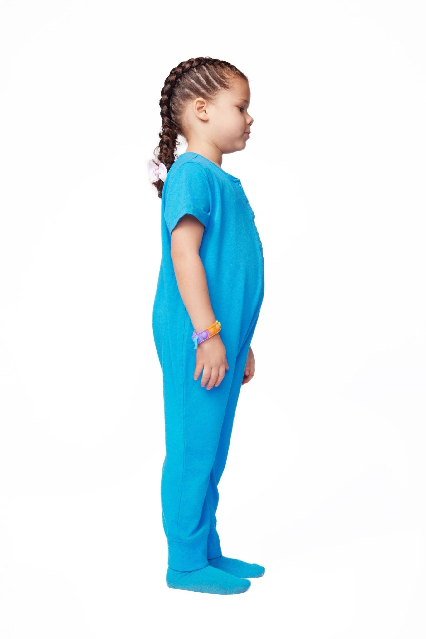 Ultimate Comfort Playsuit w Chewy Sensory Bracelet - BLUE - Insight Family Market